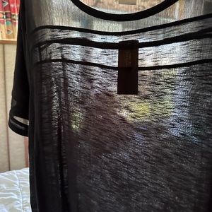 3X- American Rag- Sheer Evening Blouse